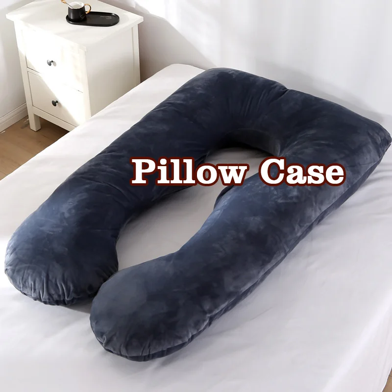 fleece dark grey 140x80 см, чехол для беременных, Женский чехол для подушки, мягкий чехол для беременных - Цвет: fleece dark grey