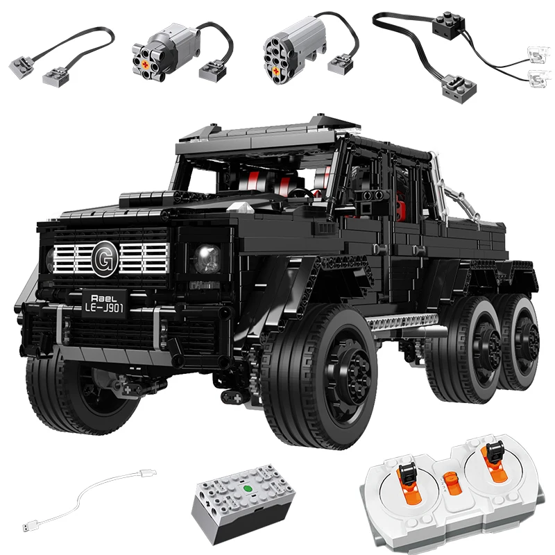 

1:8 Technic MOC RC SUV 6x6 LAND CRUISER Building Blocks Fit Legoings Off-Road Vehicles Bricks DIY Toys Gift For Children 3300pcs