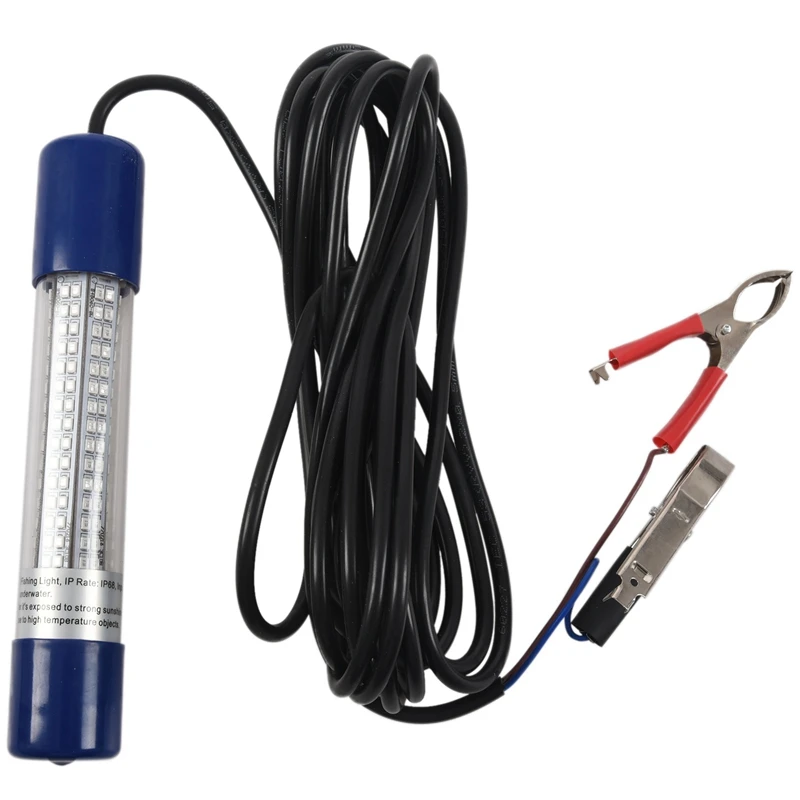 

12V 10W Underwater Night Fishing Light Green Ultra Bright Boat Fishing Lures Light Fish Prawns Squid Krill (Green)