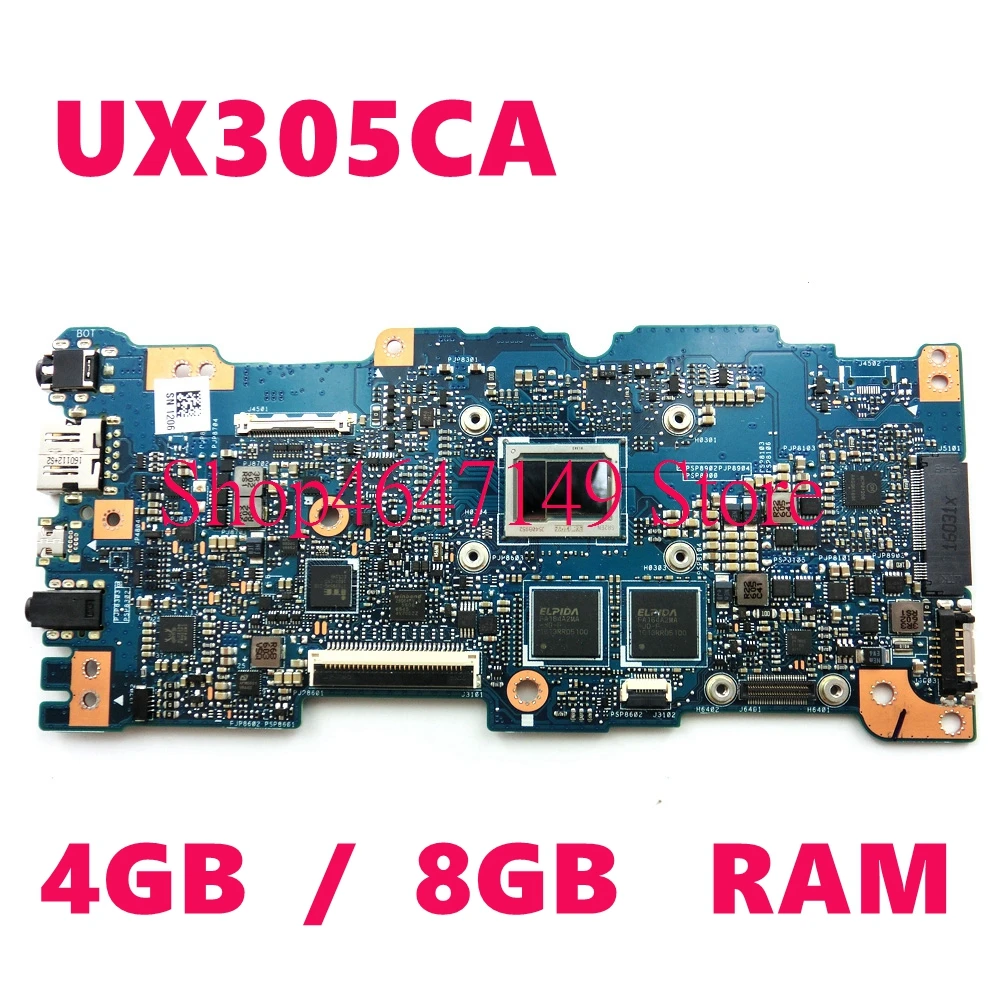 Материнская плата UX305CA для ноутбука ASUS Zenbook UX305 UX305C 4/8 ГБ ОЗУ M3/ M5 | Компьютеры и офис