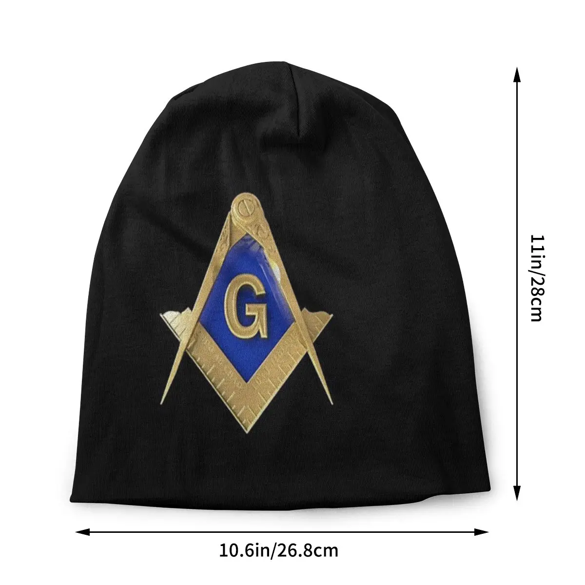 Freemason Gold Square Masonic Bonnet Hat Knitting Hats Hip Hop Winter Street Skullies Beanies Hat