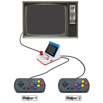 

Birthday Gift HDMI Portable Entertainment USB For Kids Video Joystick Type AV Interface Handheld Player Family Game Console Mini