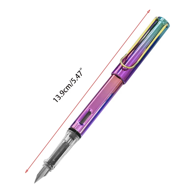 Piston Fountain Pen 4 Colors Refillable Ink Student's Posture Pens For  Writing Calligraphy Fountain Pen School Supply Stationery - AliExpress
