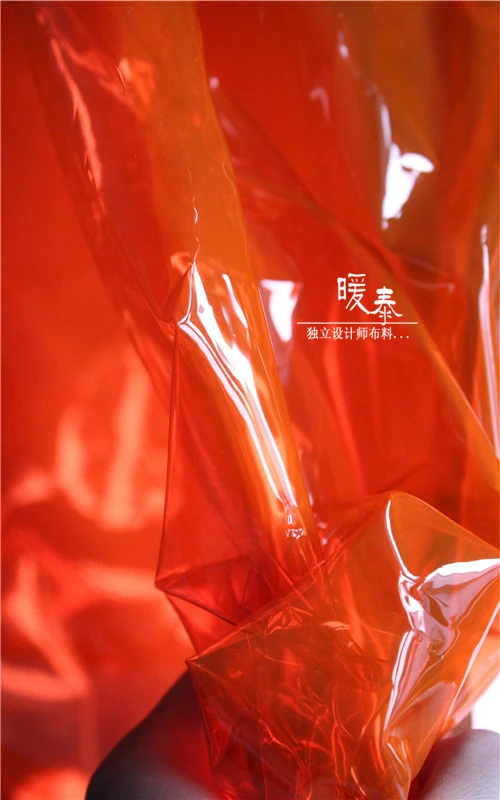 50 см* 120 см orangered прозрачный плащ из ТПУ-материала-перспективность Кристальный пакет пластиковая ткань ПВХ 0,2 мм