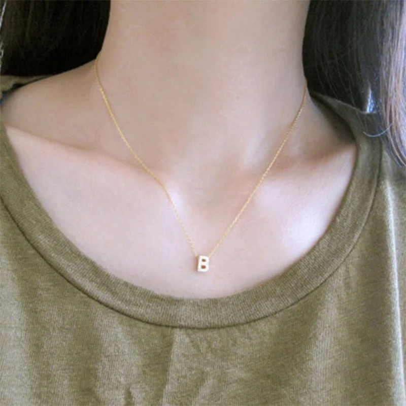 Minuscule-Or-Argent-Initiale-Nom-Collier-26-Lettres-Pendentif-Collier-Sur-Le-Cou-Pour-Femmes-Filles