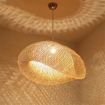 

Modern Bamboo Pendant Lights Chinese Style Restaurant Hotel Bar Pendant Lamp Indoor Lighting Home Decor Lights Lights Fixtures