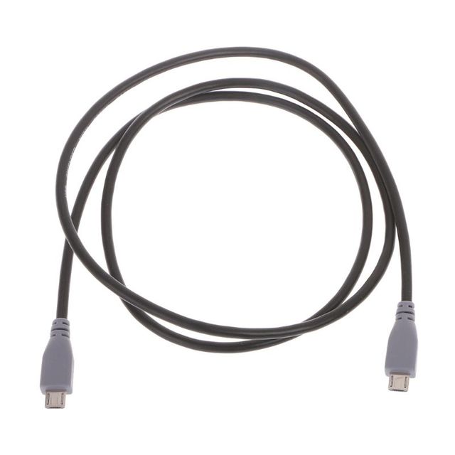 Quality Micro USB 2.0 B Male To Micro USB B Male 5 Pin Converter OTG Adapter Lead Data Cable 25cm/50cm/100cm