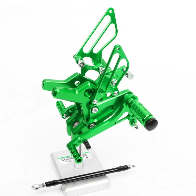 SMOK педаль мотоцикла для Kawasaki Z750 2004 2005 2006 алюминиевый сплав Rearset подножки черный серебристый красный синий зеленый