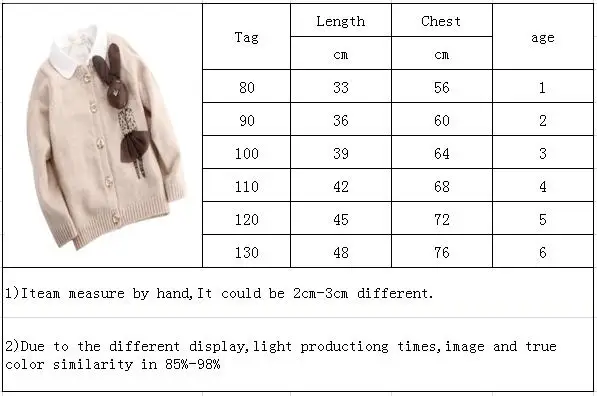 Girls Cartoon Sweater Fall Knitting Wool Cardigan Coat Fashion Casual Belle Girls Clothing Cute Kids Cotton Sweater