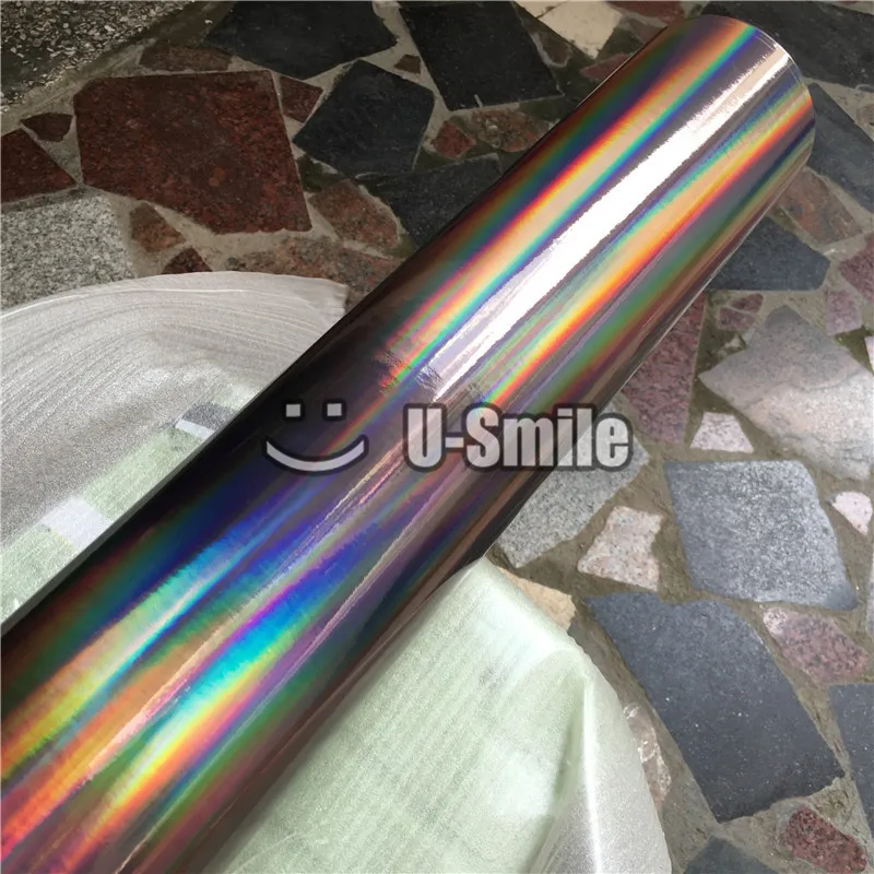 Rainbow-Chrome-Black-Holographic-Vinyl-Wrap (2)
