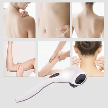 

Electric Rechargeable Massager Back Neck Massage Hammer Relaxation Muscle Cervical Massage Pain Stick Body Relief Vibration D8G4