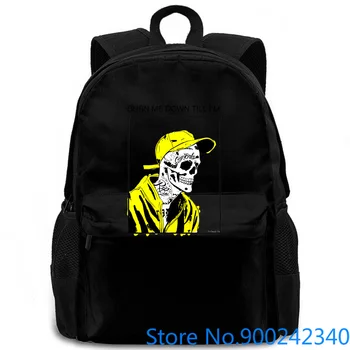 

Lil Peep Hip Hop Cool Hipster Brand Harajuku Style Brand Homme women men backpack laptop travel school adult student