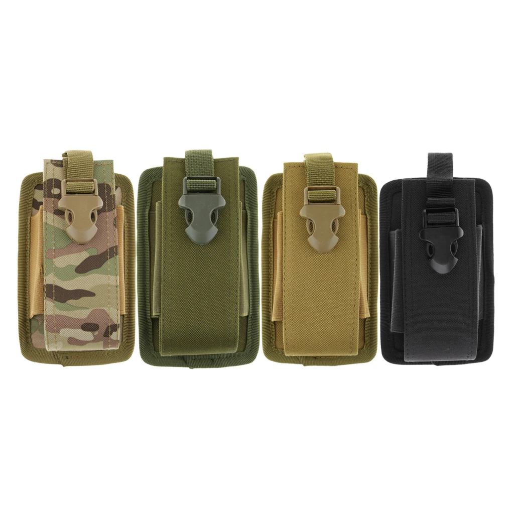 

Molle Radio Walkie Talkie Pouch Radio Pouch Holder Holster Case Bag Pocket Large Size Quick Buckle Design