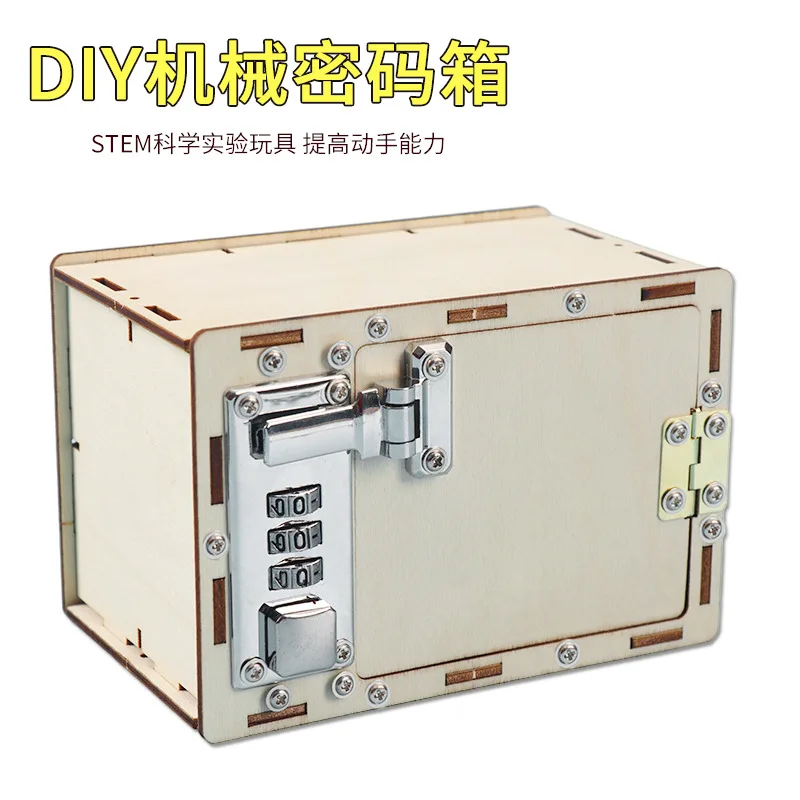 DIY Production of Small Inventions, Hand-made Mechanical Password Boxes, Children's Educational Materials Package password page