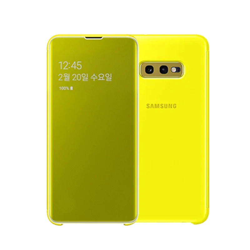 Чехол для телефона samsung Mirro Clear View, чехол для samsung GALAXY S10 S10E G9700 S10+ S10Plus, тонкий флип-чехол