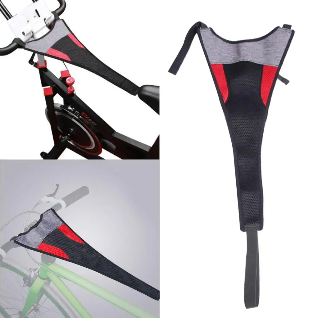 Durable Bike Sweat Cover Catcher Indoor Cycling Sweat Frame Guard Net Accessory Bike Trainer Roller Belt Cycling Home Riding
