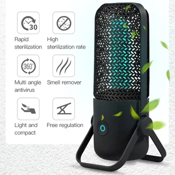 

Portable Rechargeable UV Light LED UV Lamp Cleaning Sterilization Tool Household Deodorization Light UV Sterilization Lamp