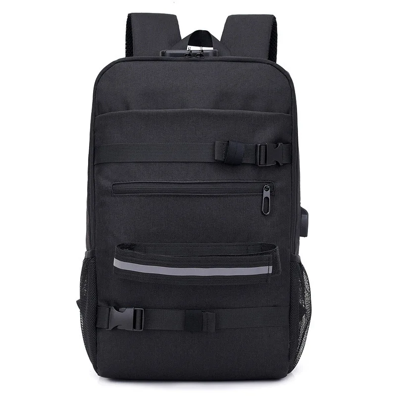 

Backpack Men And Women New Style Skateboard Bag Backpack Street Casual Trend Cool Large-capacity Backpack
