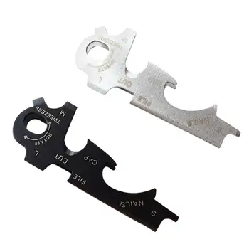 

8 in 1 Multitools EDC Stainless Steel Keychain Outdoor Survival Gear Gadget Survival Gear Gadget Survival Tool Equipment