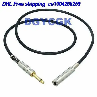EMS/DHL 10 шт. 3,5 мм 6,35 мм 1/4 RCA разъем моно TS 15FT кабель адаптер аудио AV наушники MIC кабель 22j