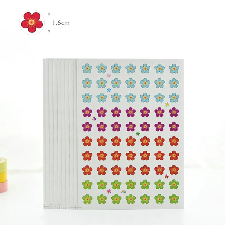 Flower 10 шт./лот мультфильм награда наклейка Начальная школа детский сад домашняя работа награда наклейка класс учителя награда студенческие наклейки - Цвет: Flower