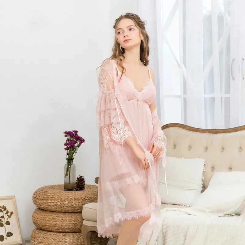 Женская ночная одежда для сна, пижама, вечерние платья, шелковая ночная сорочка, спальный халат
