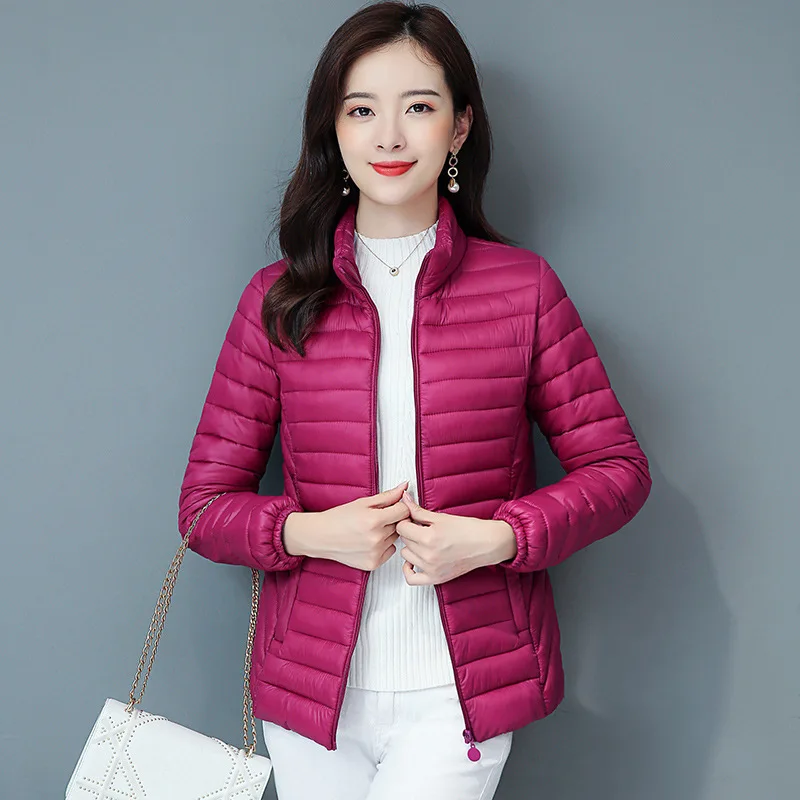 

Middle-aged Autumn And Winter Cotton Coat Women's Short Large Size Cotton-padded Clothes Small Cotton-Padded Jacket Middle-aged