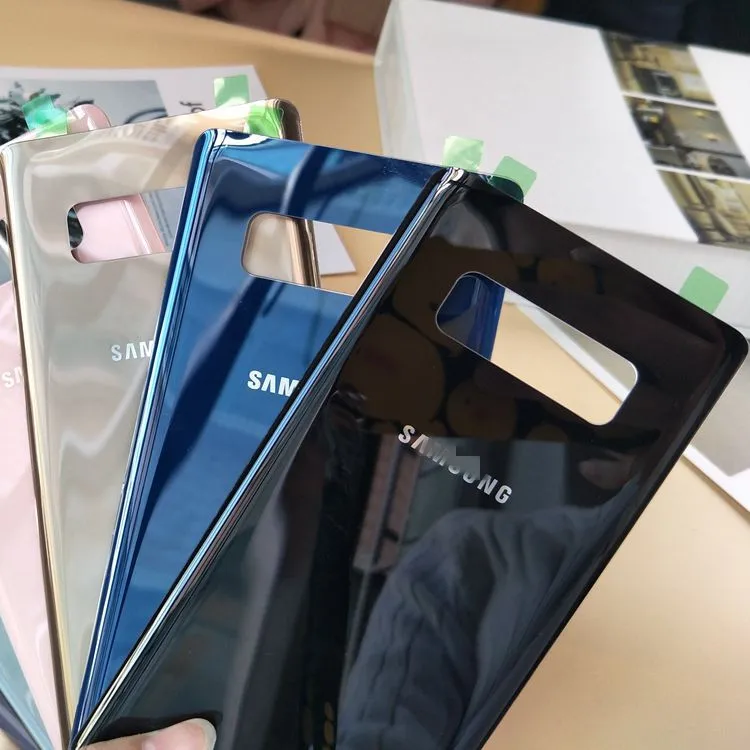 Для samsung Galaxy NOTE8 задняя крышка батарейного отсека чехол 3D стеклянный задний запасной корпус для samsung NOTE8 plus