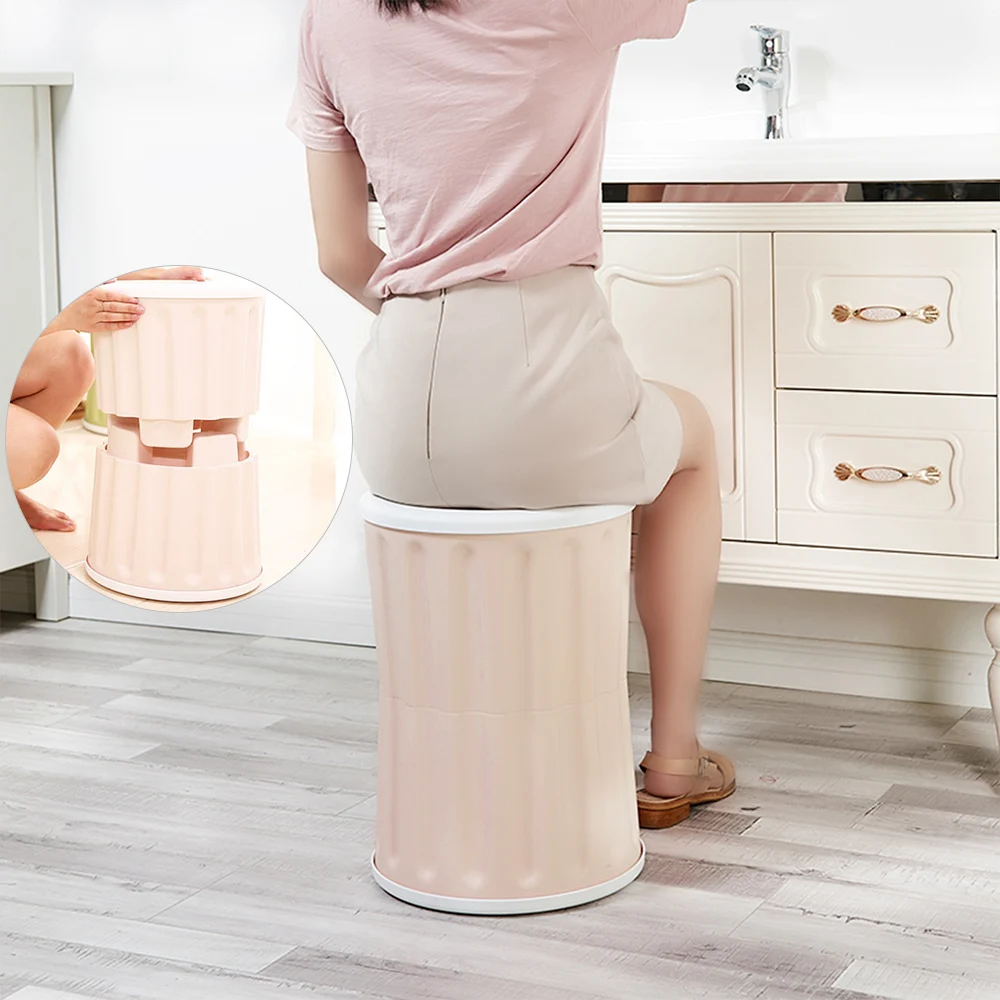 

Hot Space Saving Storage Stool Toys Clothes Books Organizer Removable Lid Stackable Stool Storing Chair with Storage Function Ba