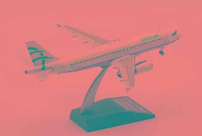 Нитрон авиации Эгейское Аэробус A320 SX-DVV 1/200 литья под давлением модель самолета