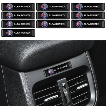 

3D Car Styling Decorative Epoxy Resin Emblem Badge Sticker Decals For ALFA ROMEO Giulietta Spider Mito 147 156 159 Accessories