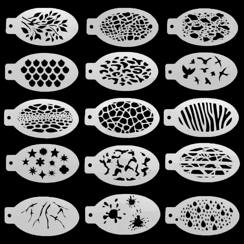 42 Pcs Mandala Painting Templates DIY Crafts Drawing Stencils for Rock Scrapbooking Paper Card Embossing Album Decor | Канцтовары для