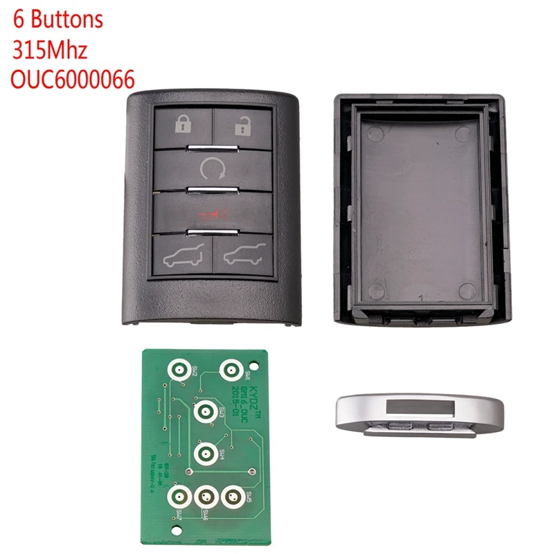 

Car Smart Remote Key Fit For 2007-2014 Cadillac Escalade 315Mhz