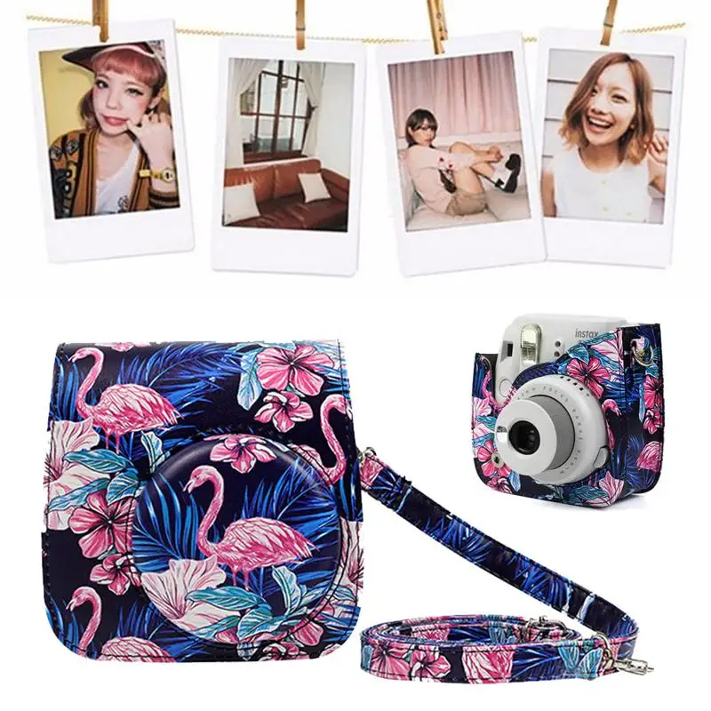 Защитный чехол из искусственной кожи для камеры Fujifilm Instax Mini 8/8+/9