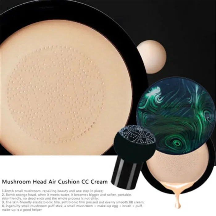Воздушная Подушка BB крем водонепроницаемый осветлять увлажняющий консилер основа гриб губка