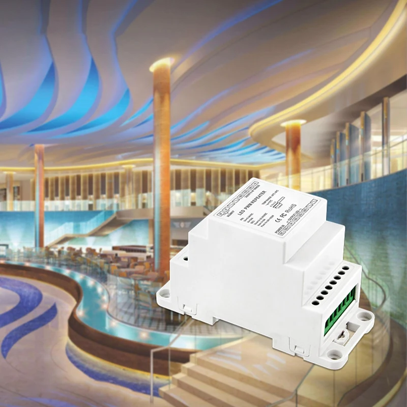 Din-рейка Тип 3Ch светодиодный Усилитель мощности/усилитель Dc5V-Dc24V вход(Bc-963-Din