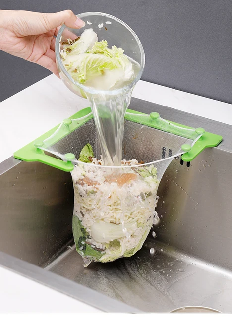HDYA Sink Drain Strainer Basket Kitchen Food Waste Leftovers Food