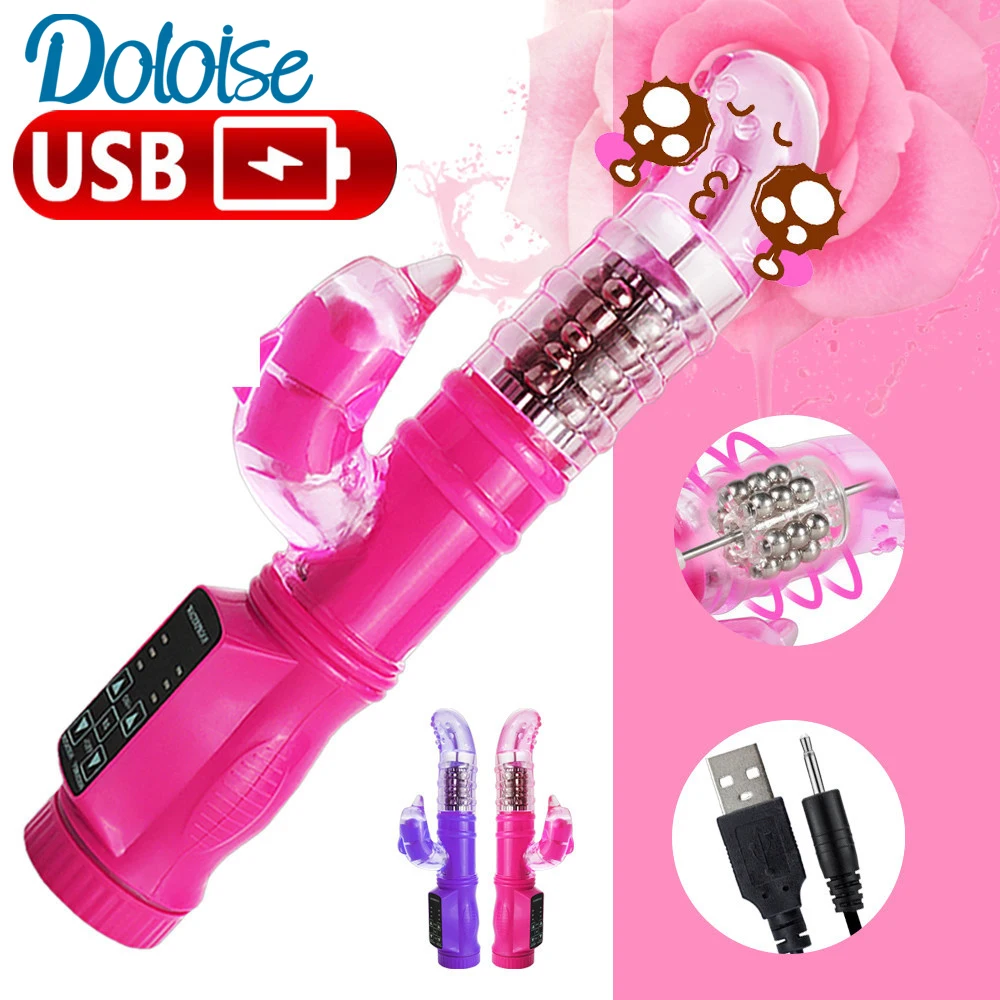 Вибратор стимулятор для женщин двойной 5 + 12 режимов|sex toys for woman|toys womansex |