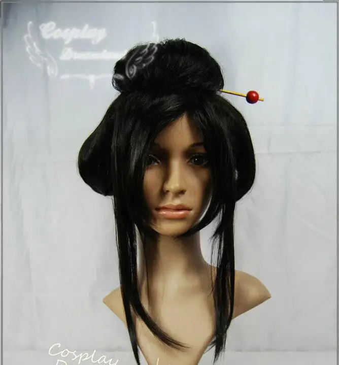 Парик Hell Girl Geisha парик с длинными волосами аниме Dream Contine | Украшения и аксессуары