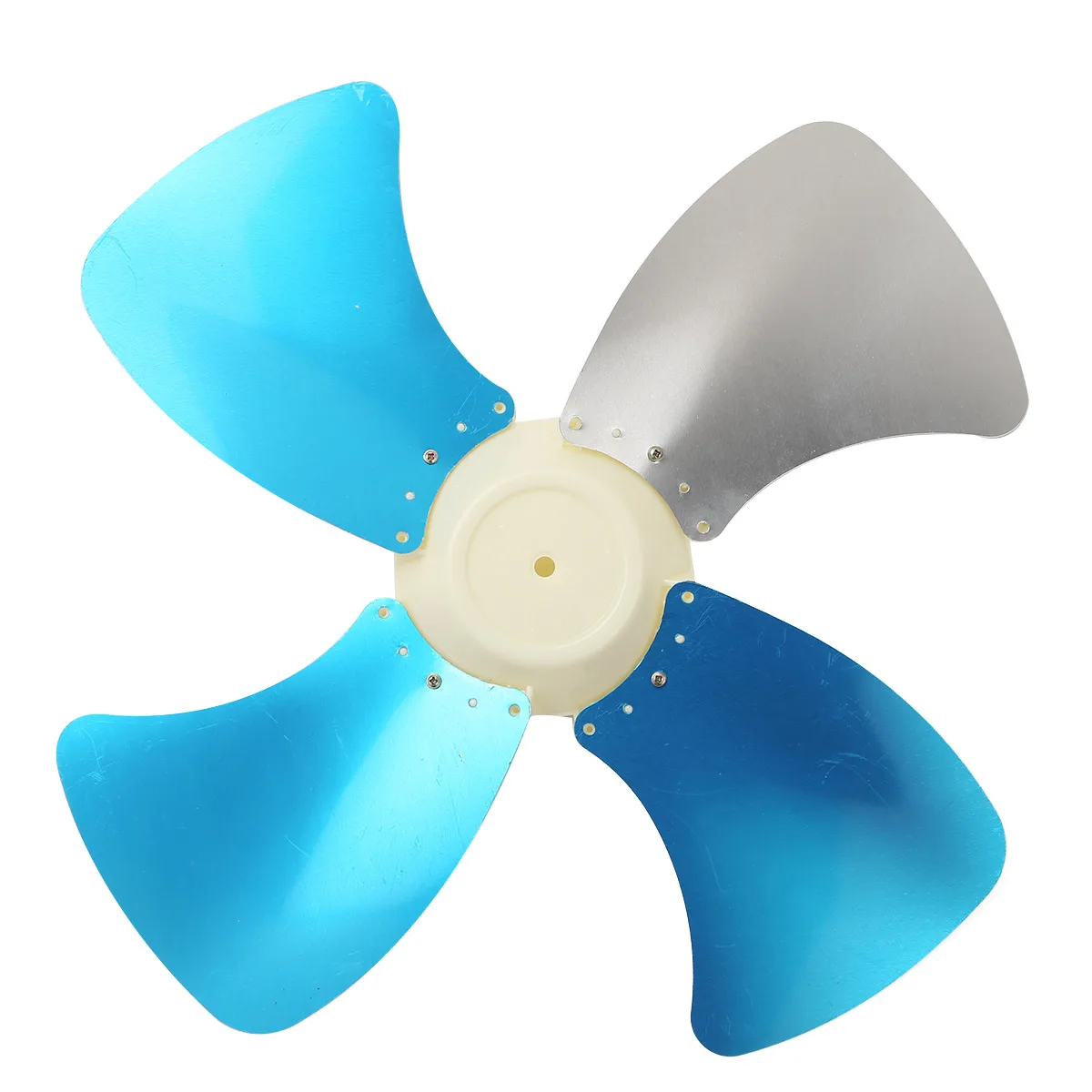 18 Inch Plastic Aluminum Fan Blade Household Removable 4-Leaves Blades with Nut Cover for Stand/Table Fanner General Accessories |