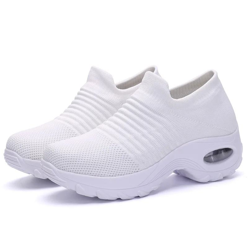 

2020 spring loafers Sneakers Women Shoes Mesh Asakuchi Women's Casual Solid color Round head Woman Shoes 35-44 Zapatos de mujer