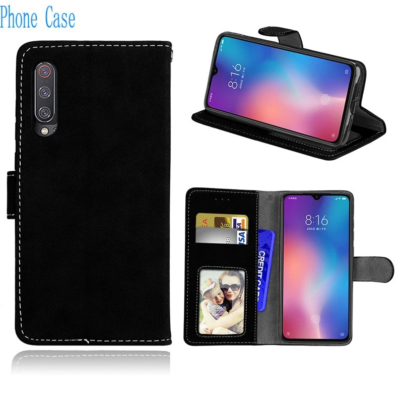 Чехол для Xiaomi Mi 9 M1902F1A/M1902F1G флип-бумажник PU кожаный Стенд Ретро защитный чехол для Xiaomi Mi 9 SE TD-LTE M1903F2G
