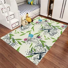 Европейский пасторальный стиль Коврики для ванной нескользящий коврик Домашний декор ковры небольшой свежий Коврик для прихожей CF