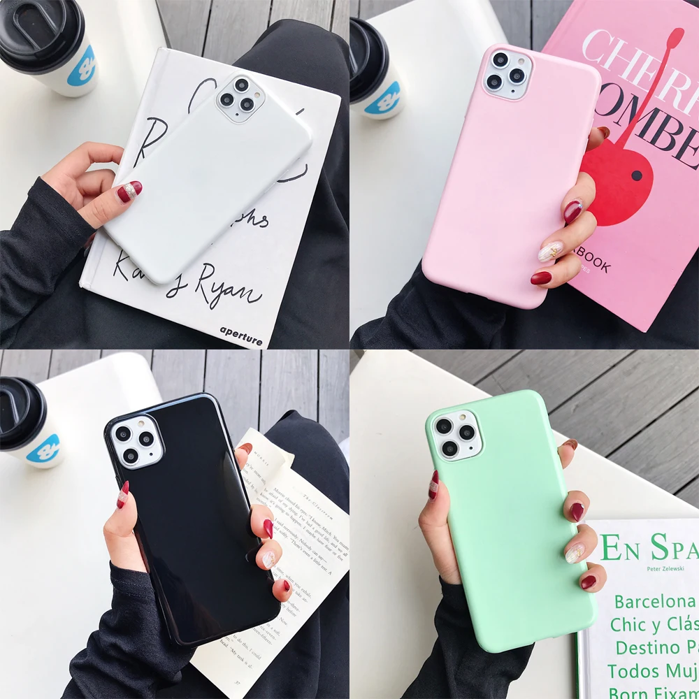 

Color Glossy Candy TPU Case For OPPO A3 A3S A5 A57 A59 A39 A79 A83 A7 A9 F9 F11 R9S Reno Soft TPU Cover Phone Cases