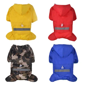 

Professional Pet Raincoat Clothes Double Layer Dog Rain Coat Spring Summer Using Clothing Dog Waterproof Dog Coat