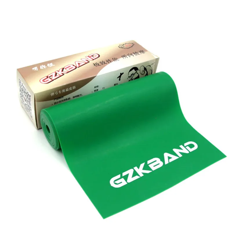 Slingshot rubber band GREEN GZKBAND quality latex slingshot tube