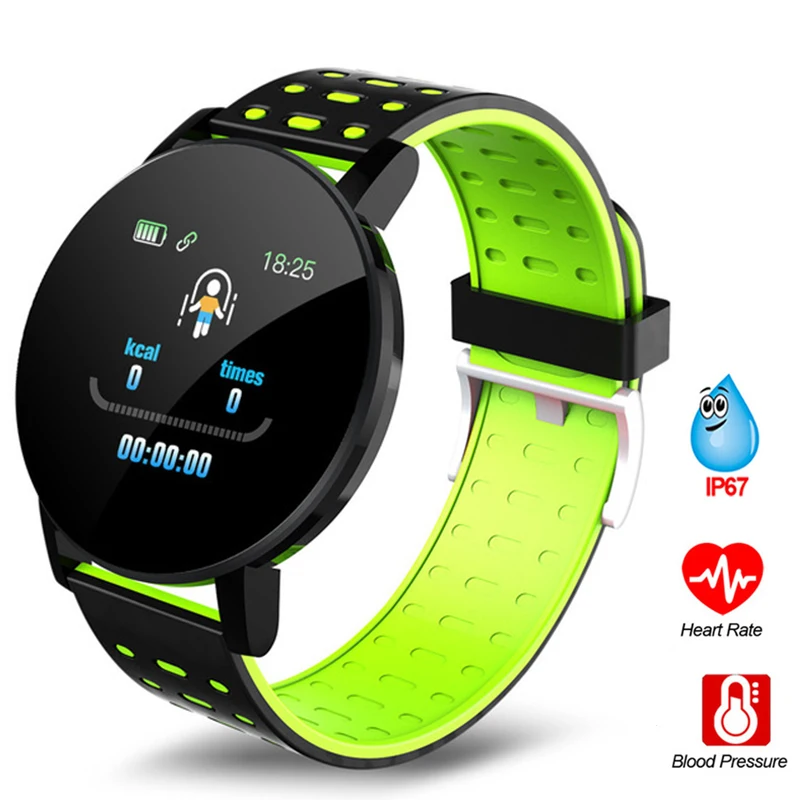 Спортивные Смарт-часы 119plus с Bluetooth мужские и женские фитнес-трекер спортивные