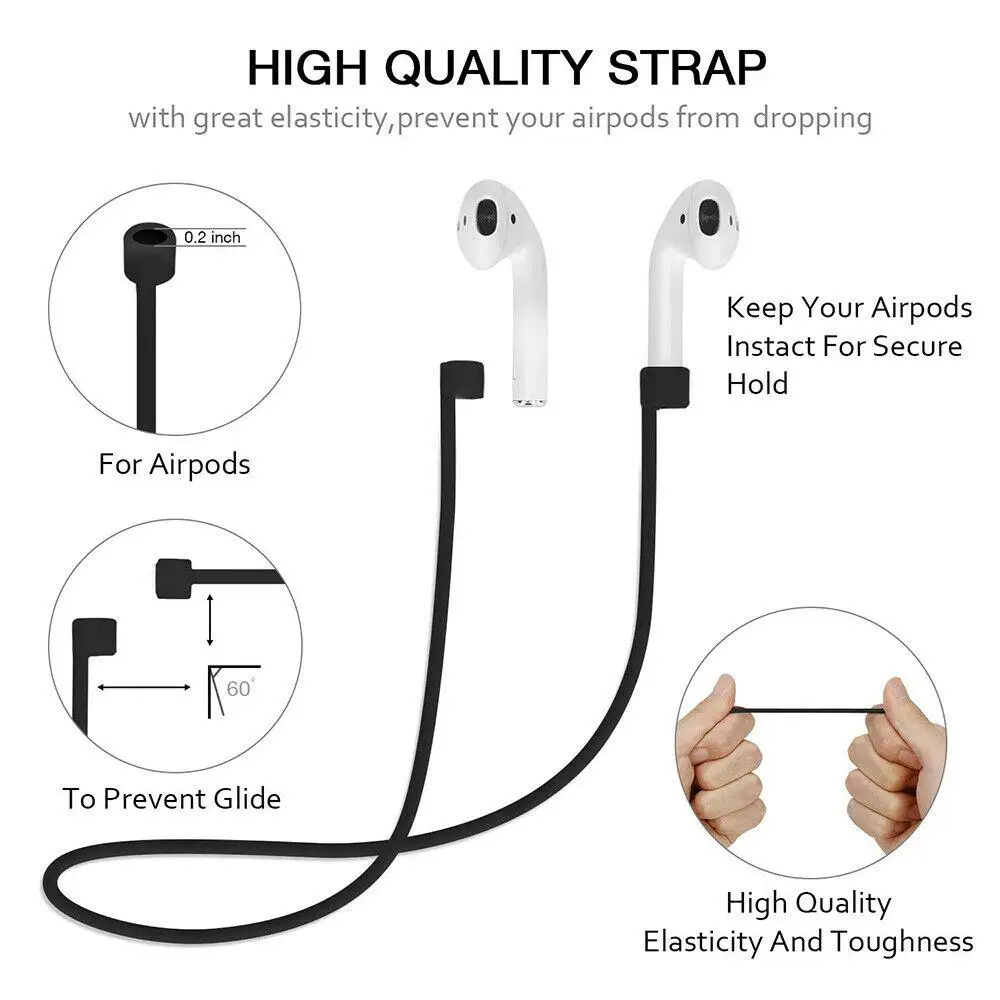 7 шт./компл. силикона Bluetooth футляр для наушников для Apple аксессуары для airpods чехол I10 I12 наушники-вкладыши TWS с Беспроводной наушники крышка R29
