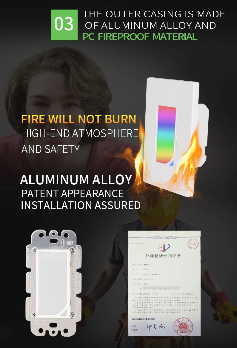 Lonsonho US Smart Wifi переключатель сценический светильник переключатель Tuya Smart Life App беспроводные Контрольные переключатели Alexa Google Assistant
