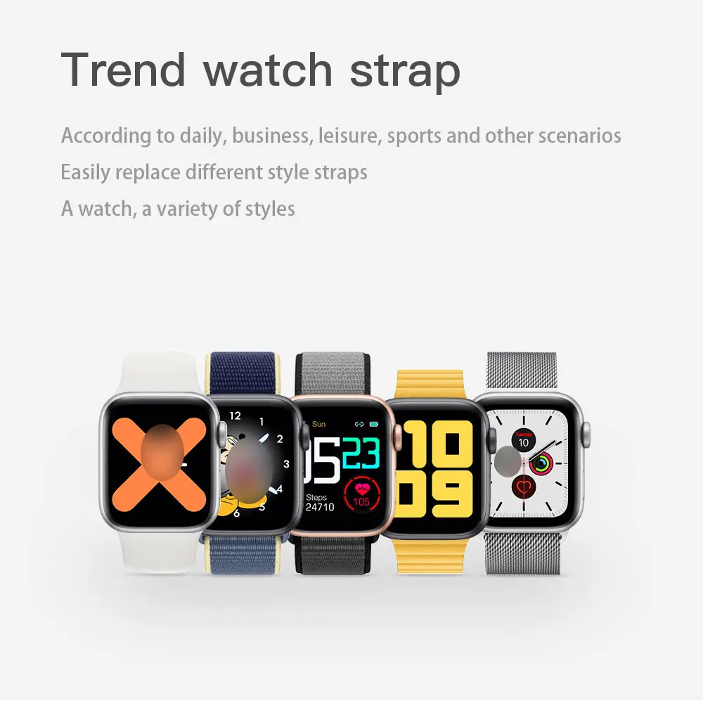 T200 часы 5 IWO12 Bluetooth Смарт часы 1,4 '320*320 разрешение PPG Smartwatch для Apple IOS Android телефон частота сердечных сокращений PK IWO 11